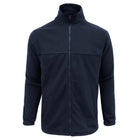 Men's Plain Fleece Jacket PF630 Navy Front View