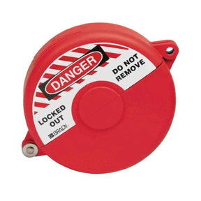 Brady Gate Valve Lockout Red
