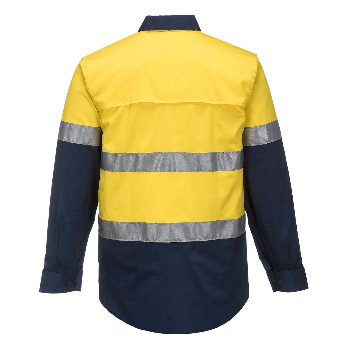 Portwest Hi-Vis Two Tone Lightweight Long Sleeve Shirt with Tape MA801