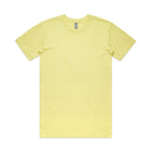 ascolour Men's Staple Tee - Yellow Shades 5001 front view yellow