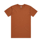 ascolour Men's Staple Tee in light brown front view