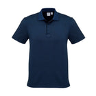 Front view of navy polo