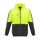 Syzmik hi-vis hoodie hood detail