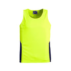 Syzmik Hi Vis Singlet Yellow Front