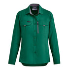 Syzmik Women's Outdoor Long Sleeve Shirt ZW760 green front