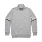 ascolour Men's Stencil Half Zip 5125 gray front view