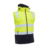 Bisley Taped Two Tone Hi Vis 3 in 1 Soft Shell Jacket BJ6078T