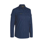 Bisley Women's Long Sleeve Shirt Navy