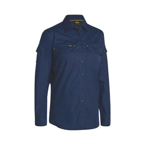 Bisley Women's Long Sleeve Shirt Navy