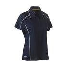 Bisley women's cool mesh polo fabric close-up
