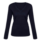 Women's Milano Pullover LP618L front view in navy