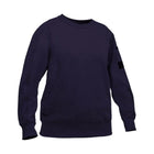 Navy fleece crew neck jumper for women, workwear