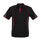 Biz Collection Razor polo P405MS fabric detail