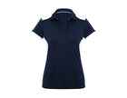 Biz Collection Women's Rival Short Sleeve Polo P705LS in Navy/White