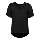Women's Vienna Short Sleeve Blouse RB261LS in black