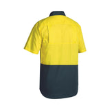 Bisley Hi Vis Cool Lightweight Drill Short Sleeve Shirt BS1895