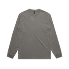 ascolour Men's Heavy Faded L/S Tee faded grey front