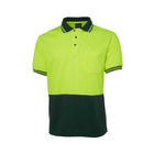 Hi Vis Traditional SS polo fabric detail