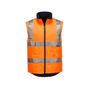 Portwest Fleece Reversible Vest MV214 front view orange