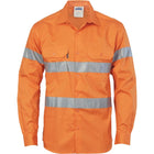 DNC HiVis Cool-Breeze Cotton Shirt - Orange