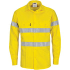 DNC HiVis Cool-Breeze Cotton Shirt - Yellow