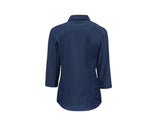 Biz Collection Women's Micro Check 3/4 Sleeve Shirt LB8200