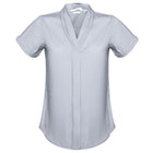 Women's Madison Short Sleeve Shirt in light gray