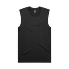 Black active tank top for men