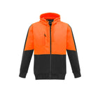 Syzmik hi-vis hoodie kangaroo pocket detail