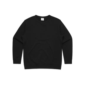 Black crewneck sweatshirt for women