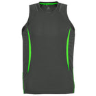 Men's Razor Singlet SG407M charcoal front