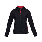 Women's Geneva Jacket front view red accents
