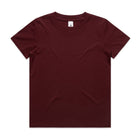 ascolour Kid's Staple Tee maroon front