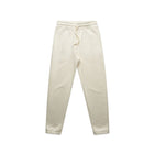 Cream women's stencil track pants for casual wear