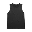 Black heavy faded tank top for women