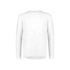 White long sleeve tee front view