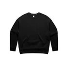 Black crewneck sweatshirt for women