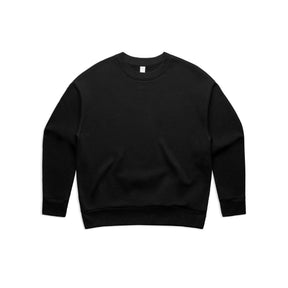 Black crewneck sweatshirt for women
