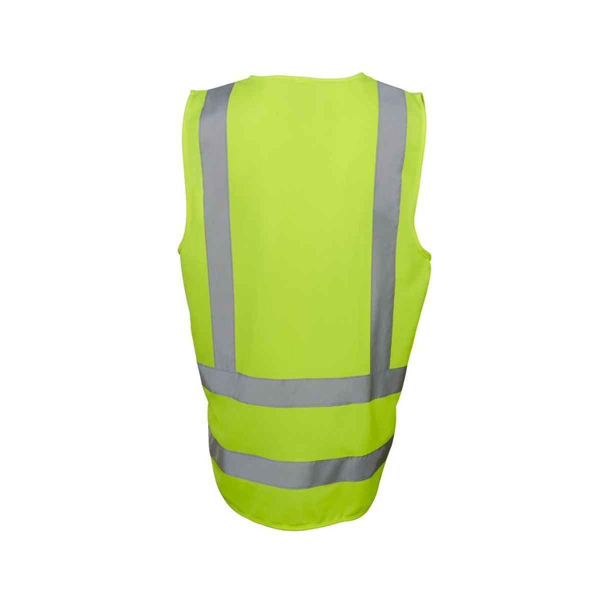 JB's Hi Vis Zip Drop Tail H Pattern (Day and Night) Safety Vest 6DNDV (Each)