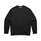 Black crewneck sweatshirt for men