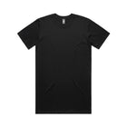 Black men's classic plus tee for apparel