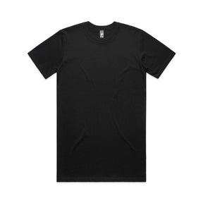 Black men's classic plus tee for apparel