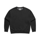 Black crewneck sweatshirt for women
