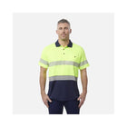 KingGee Workcool SS polo K54215 worn by model front
