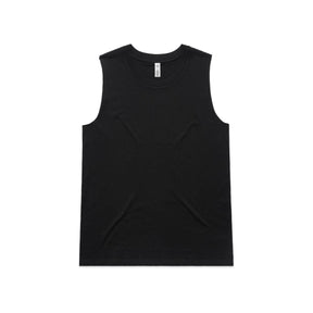 Black sleeveless tank top for women
