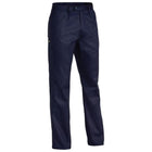Bisley Cotton Drill Work Pants Front Navy