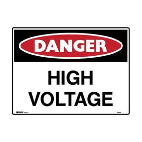 Danger High Voltage safety sign