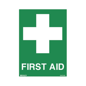 First Aid Sign with Cross