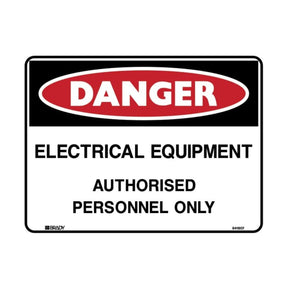 Danger Electrical Equipment Sign