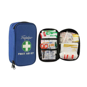 First aid kit open and closed view